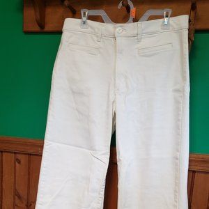 Levi’s Ribcage Wide Leg Cropped Pants White